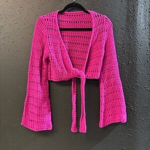 Pink Knit Women's Sweater